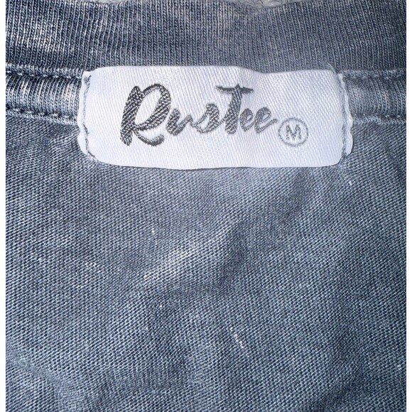 Yee Haw Cowgirl Mineral Black And Pink Long Crop Top T-shirt Medium - Picture 2 of 4